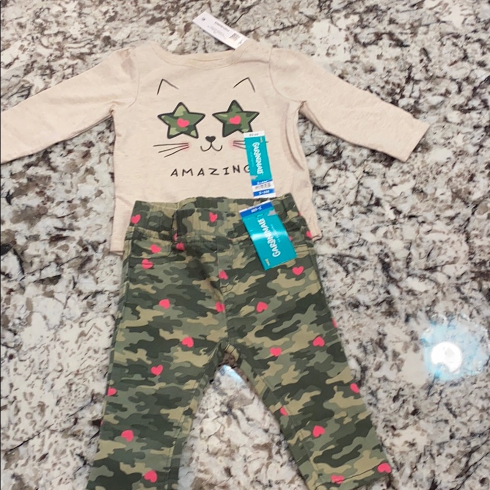 Garanimals Camo print bundle 3-6M